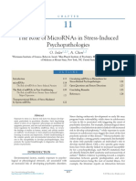 The Role of Micrornas in Stress-Induced Psychopathologies: O. Issler, A. Chen