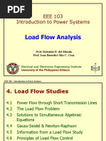 EEE 103 LC 3 - Load Flow Analysis