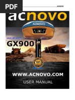 ACNOVO GX900 User Manual 18.10.20-V2