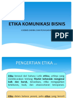 Etika Komunikasi Bisnis