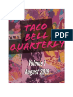 Taco Bell Quarterly Vol 1 Aug 2019