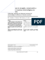 Arnaldos. Romera, García y Luna, 2001. Protocolo para La Recogida, Conservación y Remisión de Muestras Entomológicas en Casos Forenses PDF