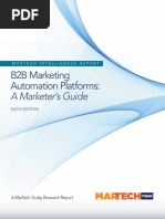 B2B Marketing Automation Platforms: A Marketer's Guide SIXTH EDITION