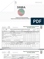 9 Llenado de Tarjeta Del Control Nutricional SINBA-SIS 2017