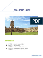 Distance MBA Guide Final