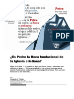 ¿Es Pedro La Roca Fundacional de La Iglesia Cristiana? (Armando H. Toledo, 2019)