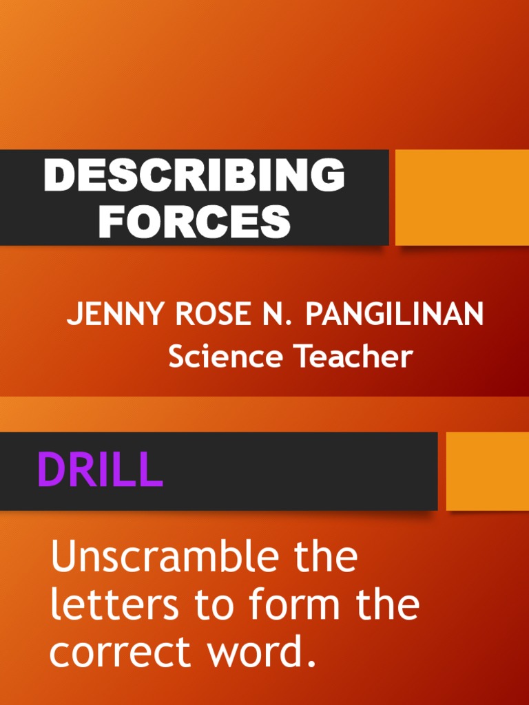 Types of Forces Lesson Plan | PDF | Gravity | Force