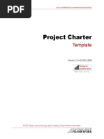 Project Charter: Template