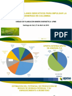 Estrategias y Planes Indicativos para Impulsar La Bioenergia en Colombia 2018