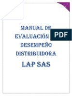 Manual evaluación desempeño distribuidora