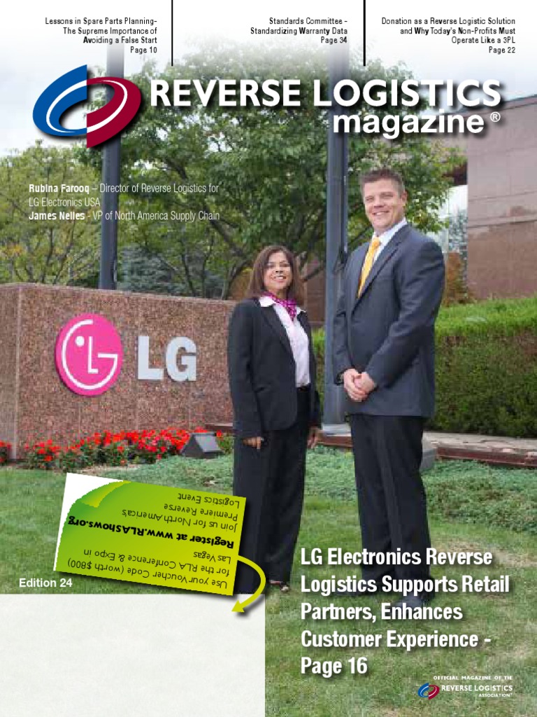 LG Reverse Logistics Magazine PDF Hewlett Packard Logistics