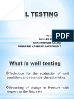 What Is Well Testing