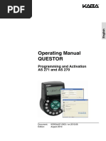 Kaba Questor Operating Instructions Activation and Programming Software