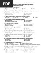 Prueba de Colòn Tras La Ruta de Poniente