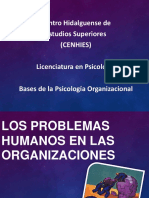  Los Problemas Humanos en Las Organizaciones 