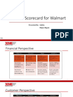Balanced Scorecard For Walmart