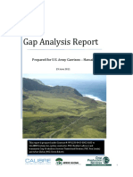Gap Analysis Report: Prepared For U.S. Army Garrison - Hawaii