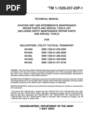 tm1 1520 237 23p 1 | PDF | Sikorsky Uh 60 Black Hawk | Government