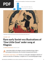 Rare Early Soviet-era Illustrations of ‘Chad Gadya’ Seder Song at Magnes