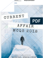 Current Affairs MCQs 2018 For The Preparation of Competitive Exams PDF