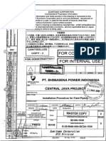 92100-1530 Installation Procedure For Field Piping