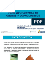 TOMA DE MUESTRAS DE ORINAS Y COPROLOGICOS: GUÍA PRÁCTICA DE