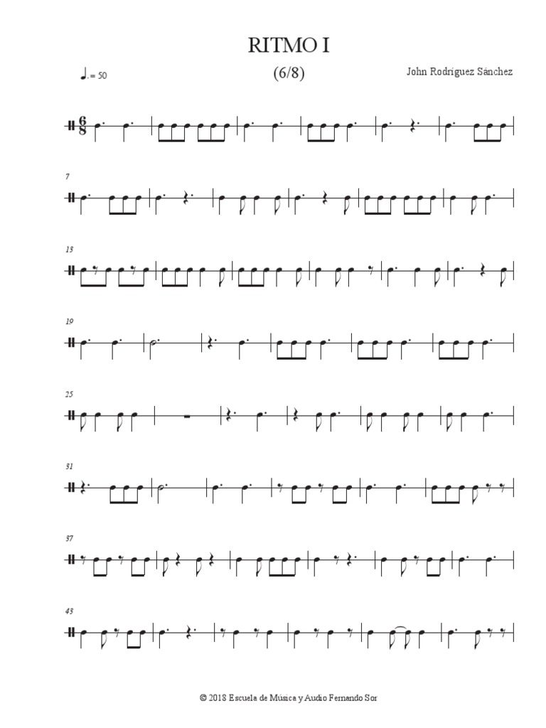 Ritmo I 6:8 PDF | PDF