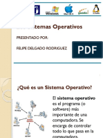 Los Sistemas Operativos: Presentado Por: Felipe Delgado Rodriguez