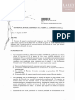 Sentencia Interlocutoria Del Tribunal Constitucional