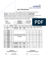 Daily Time Record: Legal Special