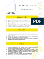 Especialidades - Vida Al Aire Libre - Acampador PDF