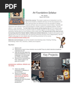 Art Foundations Syllabus 2019