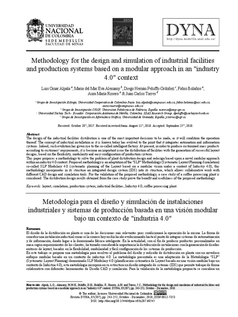 Industry 4 0 Pdf Pdf Operations Management Simulation