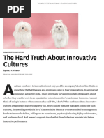 The Hard Truth About Innovation