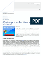 Afinal, Qual o Melhor Linux Para Um Iniciante