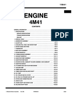 4M41 Engine Specifications and Service Manual