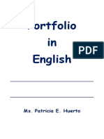 Portfolio in English: - Ms. Patricia E. Huerto