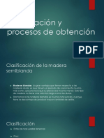 Clasificación y Procesos de Obtención