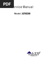 ALTO APM200 Service Manual