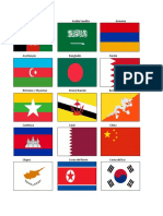 Banderas de Paises de Asia