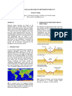 2006 - Osinski - THE GEOLOGICAL RECORD OF METEORITE IMPACTS PDF