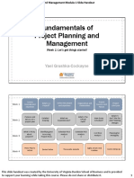 Fundamentals of Project Planning and Management: Yael Grushka-Cockayne