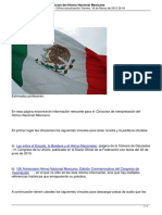Letra y Partituras Del Himno Nacional Mexicano