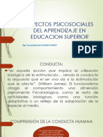 Aspectos Psicosociales Del Aprendizaje en Educacion Superior