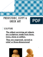 Prehistoric, Egypt & Greek Art