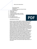 Informe Sobre Montaje Eléctrico