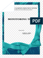 Monitoring Tool: District Vii Learning Resource Center