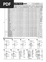 Fast-Recovery Rectifier Diodes: External Dimensions