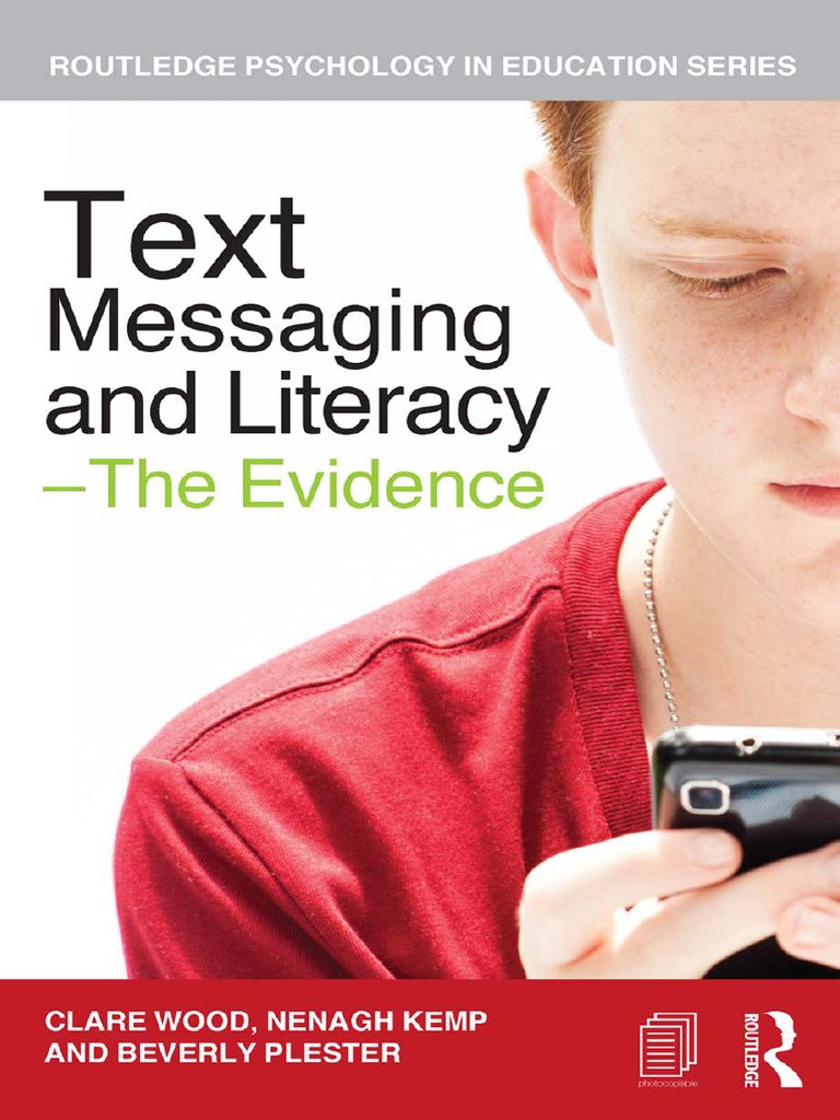Text Messaging and Literacy - The Evidence | PDF | Cellular Network ...