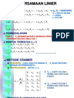 Sistem Persamaan Linier PDF